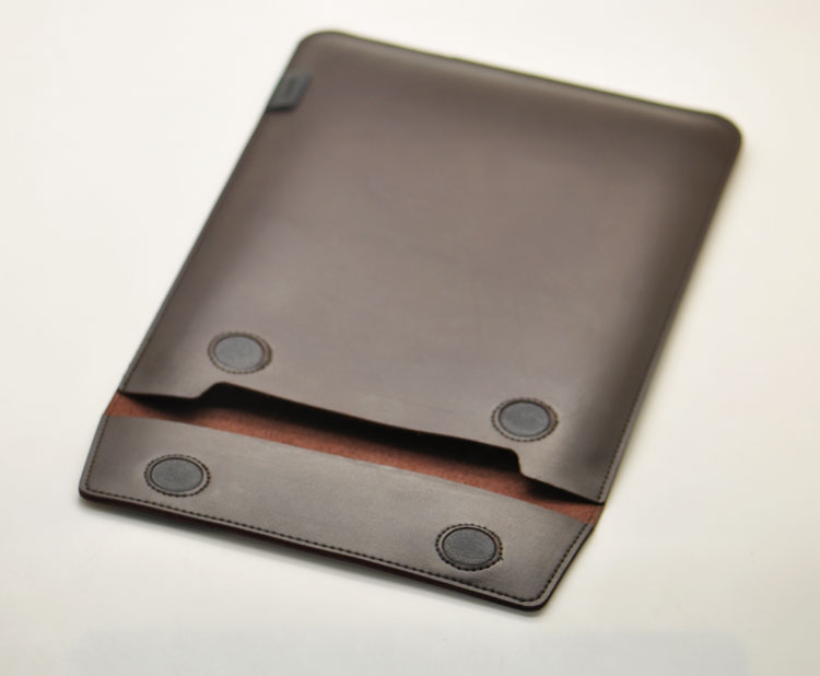 Briefcase Leather Slim - Envelop Laptop Tas super slim sleeve