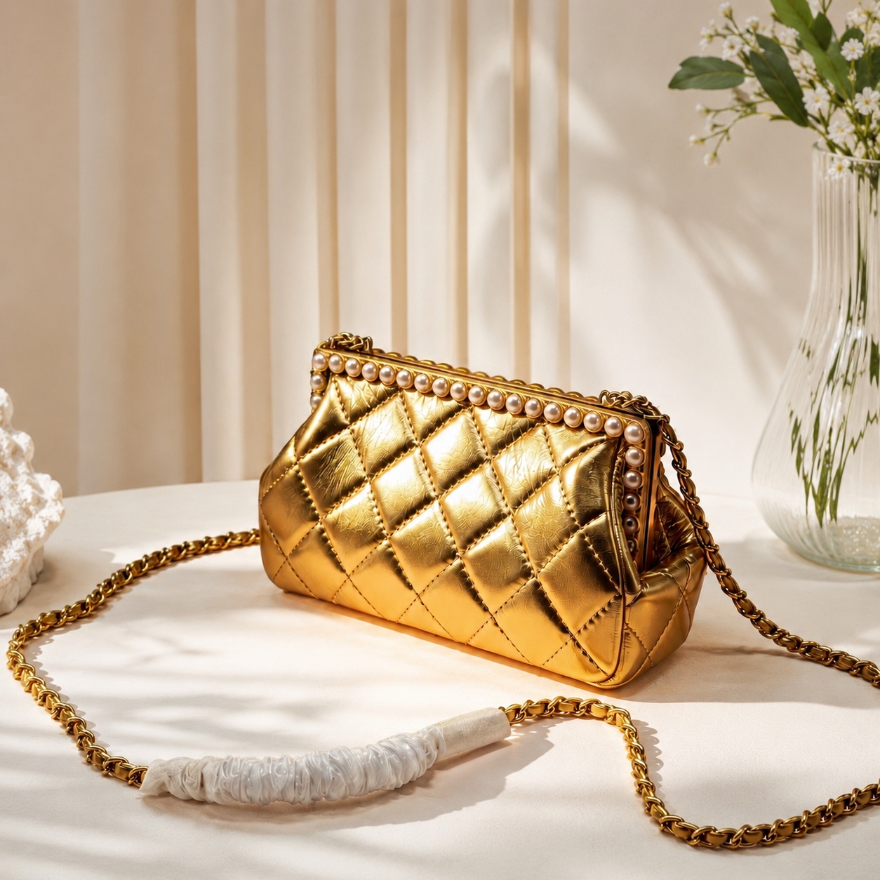Luxury Quilted Bags - Dameshandtas nobox swipedown Luxe Hoge Kwaliteit