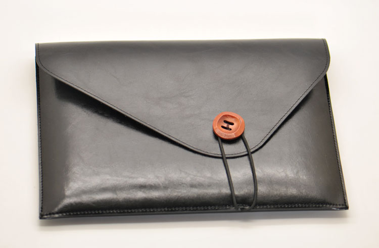 Briefcase Leather Slim - Aktetas Stijl Laptop Tas Super Slim