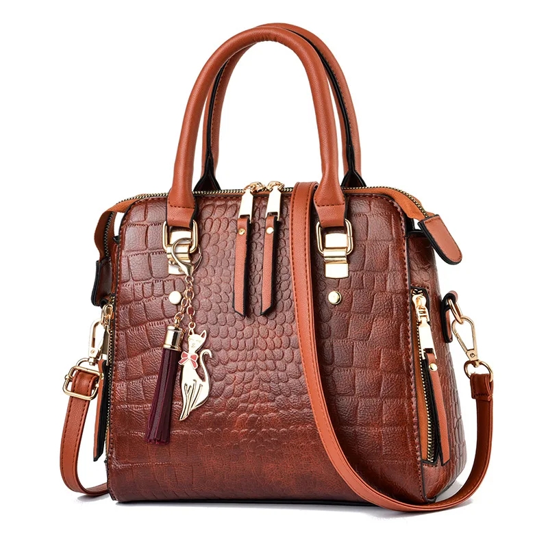 Luxury Bags Storage - Yogodlns Luxe Krokodil Patroon Handtas Vrouwen
