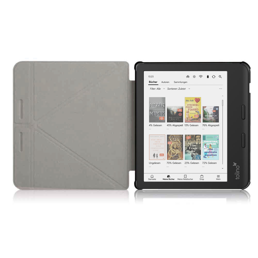 Briefcase Leather Slim - Standcase voor 7 inch Tolino Vision