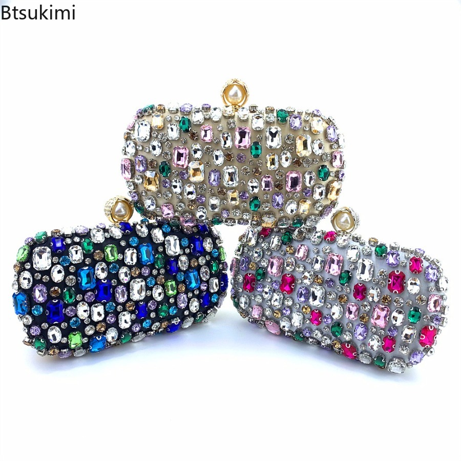 Luxury Bags Classy - Luxe Bling Strass Avondtassen Dames Feestjurk