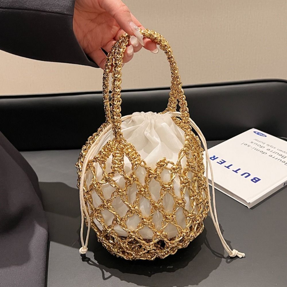 Luxury Bags Storage - Mode Luxe Vrouwen Geweven Handtas Grote