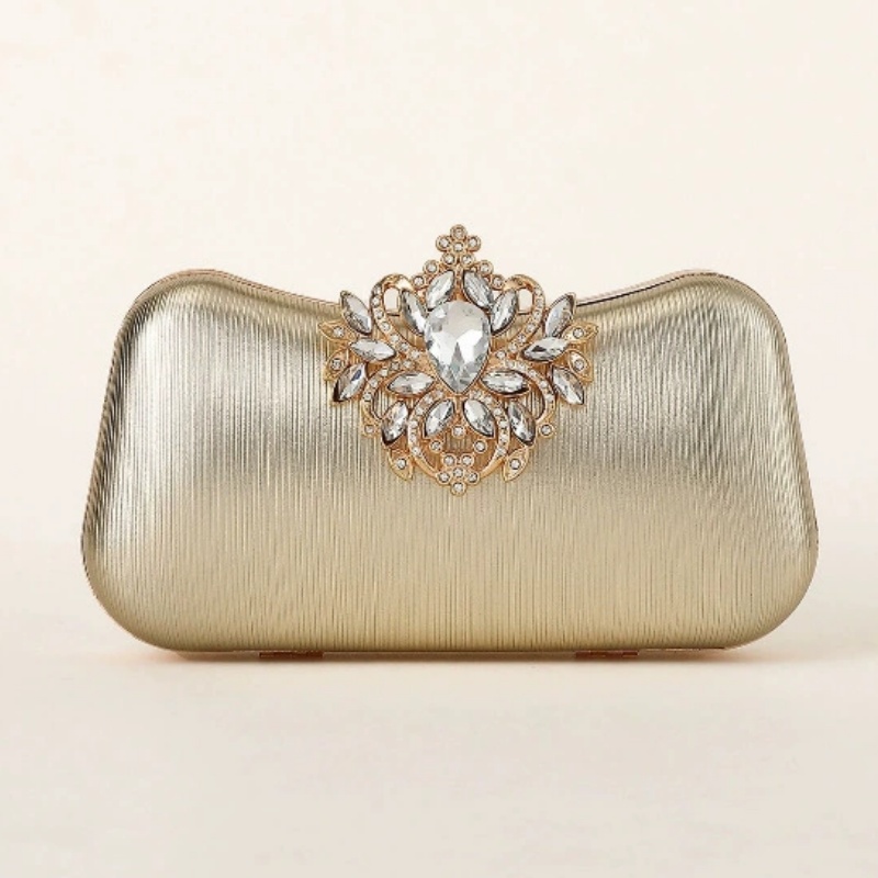 Donkergroene fluwelen clutch t - Luxury Bags Green recensie en prijs