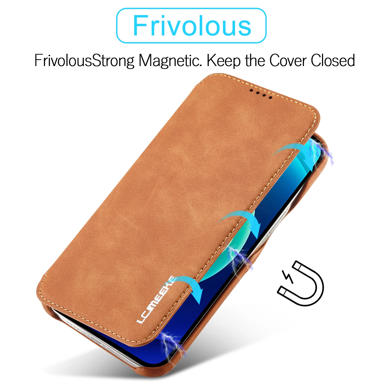 Lederen flip portemonnee magne - Briefcase Leather Slim recensie en prijs