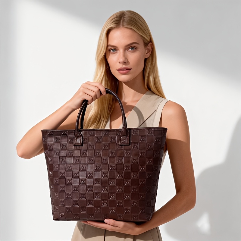 Lichte luxe diepbruine gewatte - Luxury Quilted Bags recensie en prijs