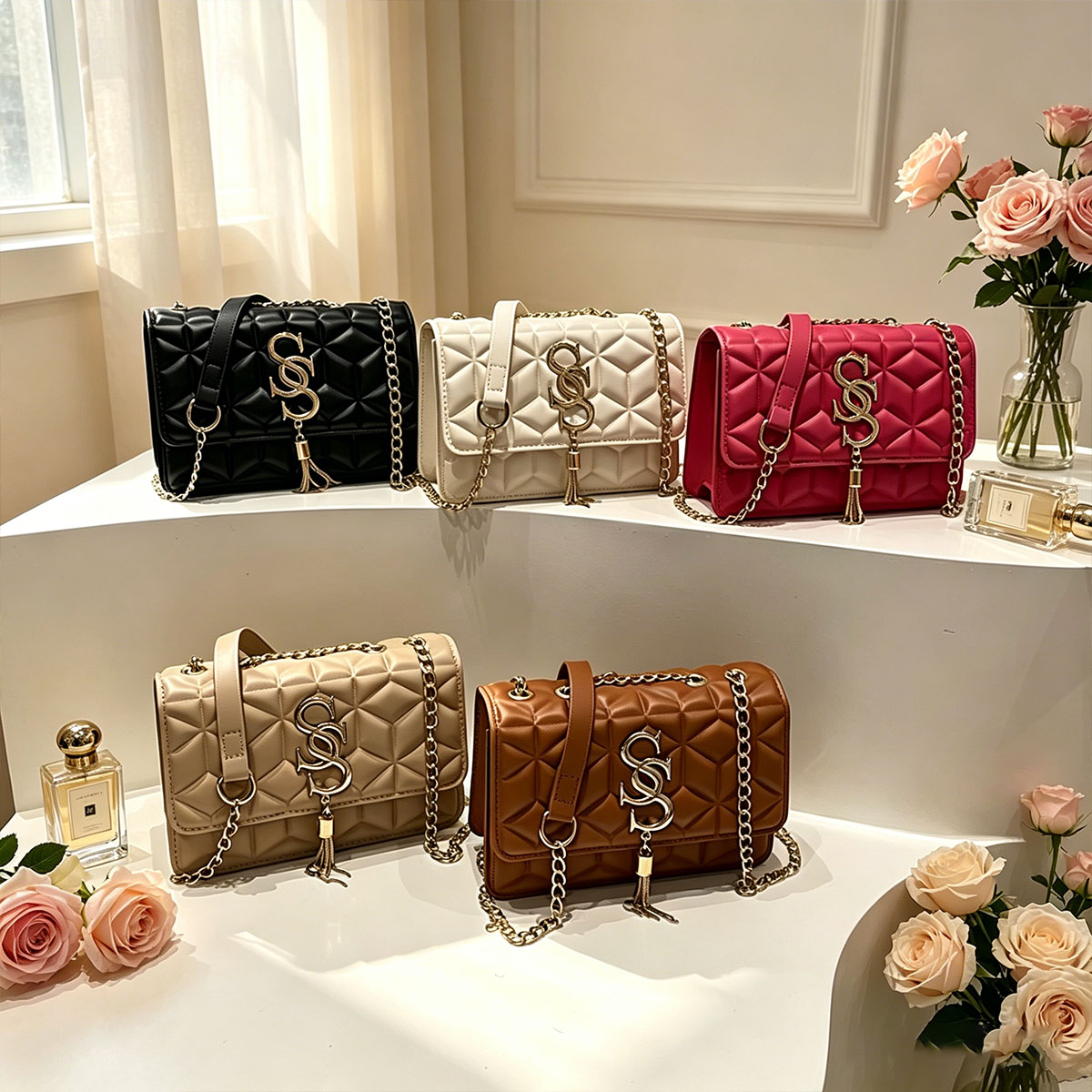 Lichte luxe trend Argyle gewat - Luxury Quilted Bags recensie en prijs