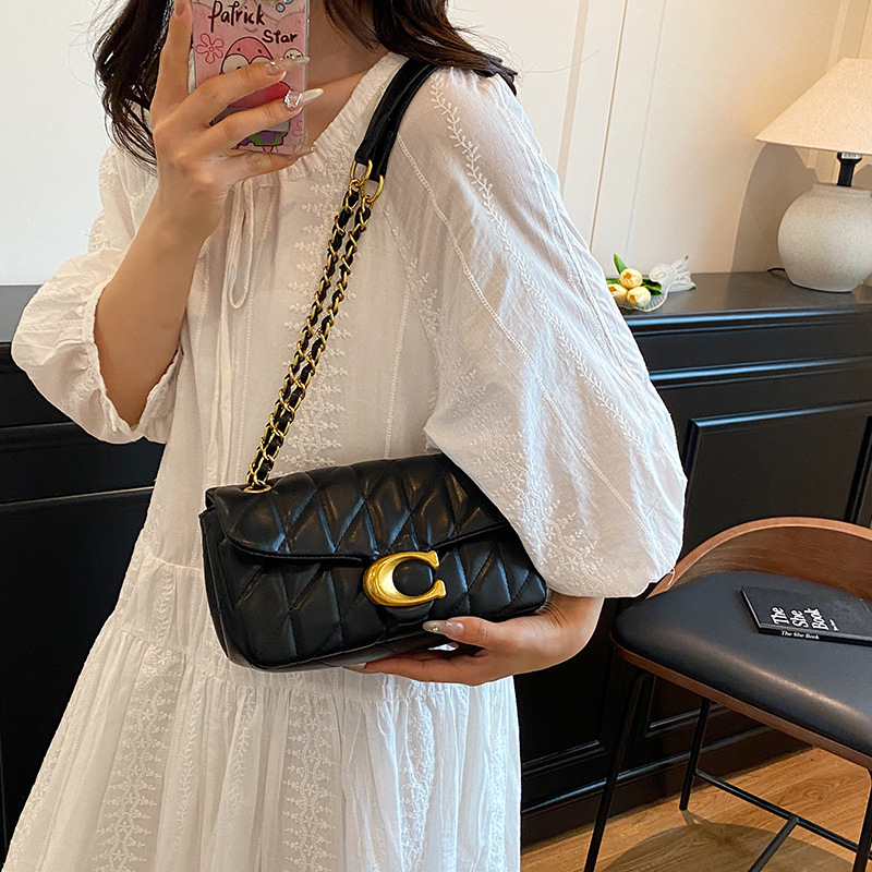 Dames gewatteerde leren schoud - Luxury Quilted Bags recensie en prijs