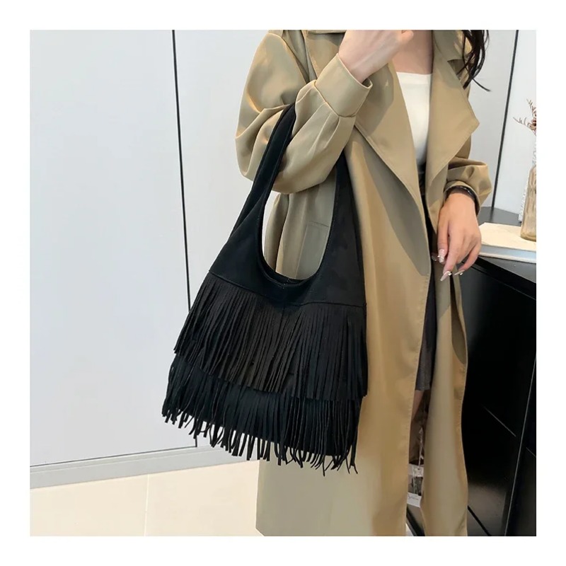 Schoudertassen van imitatiesuè - Luxury Bags On Sales recensie en prijs