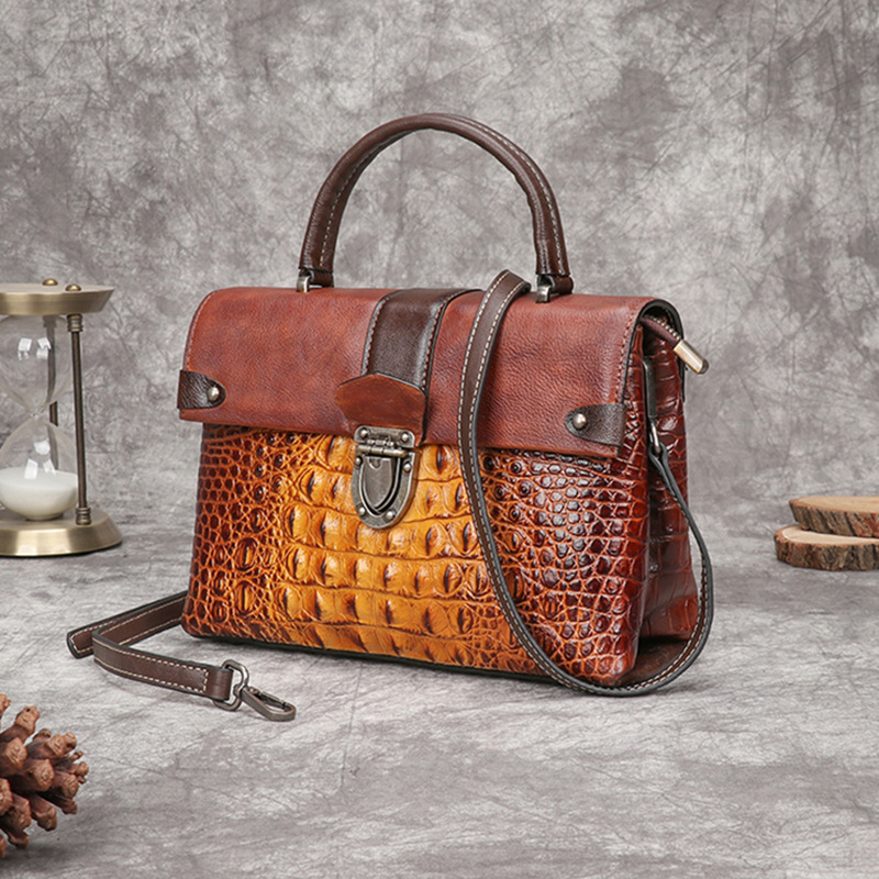 Johnature Retro Alligator Patr - Luxury Bags Hand Painted recensie en prijs