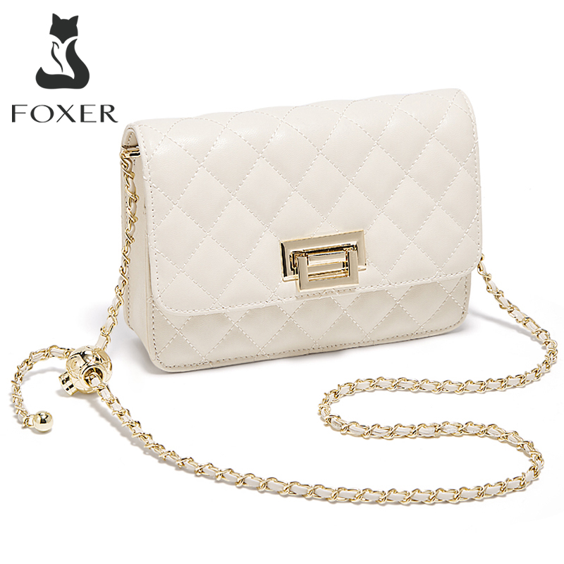 FOXER 2026 Dames Witte Gestikt - Luxury Quilted Bags recensie en prijs