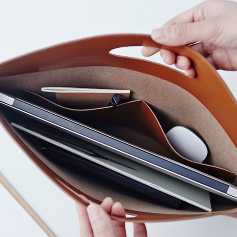 Luxe ontwerp aangepaste initia - Briefcase Leather Slim recensie en prijs