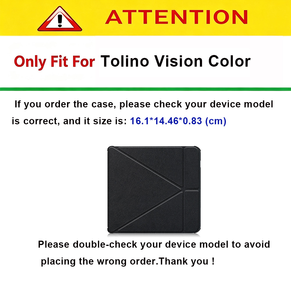Standcase voor 7 inch Tolino V - Briefcase Leather Slim recensie en prijs