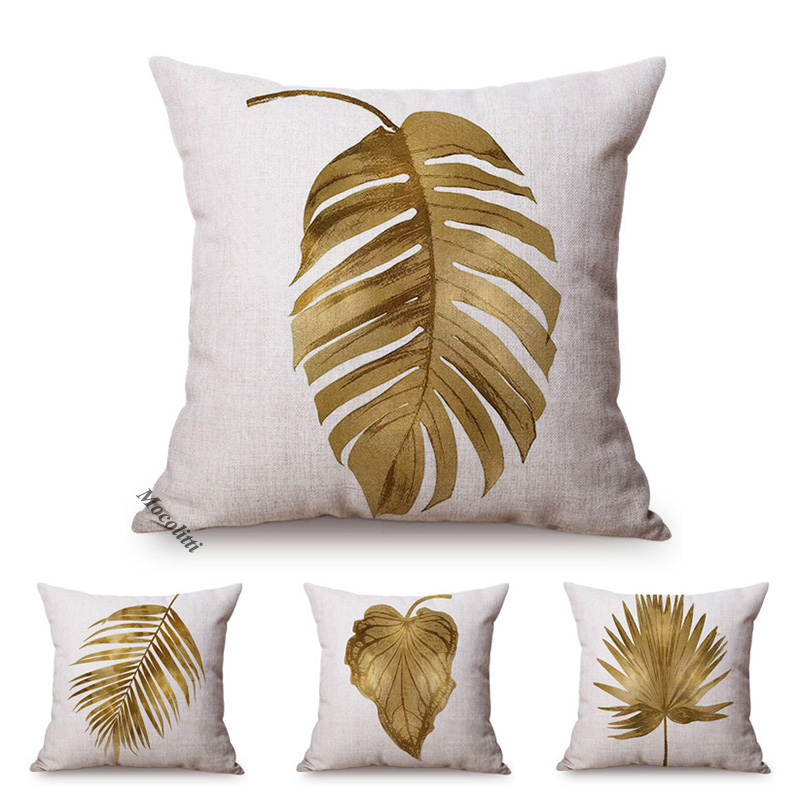 Golden Leaf Stijl Katoen Linne - Luxury Bags Hand Painted recensie en prijs