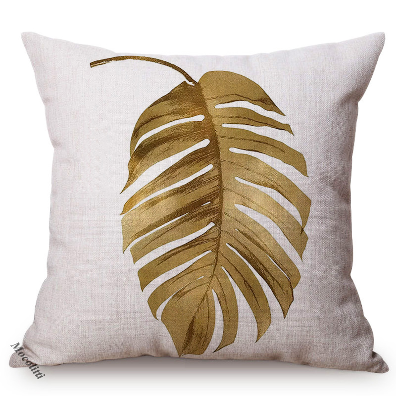 Golden Leaf Stijl Katoen Linne - Luxury Bags Hand Painted recensie en prijs
