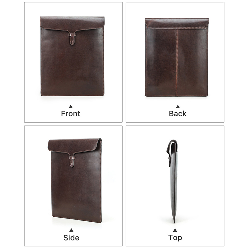 Vintage Echt Lederen Laptophoe - Briefcase Leather Slim recensie en prijs