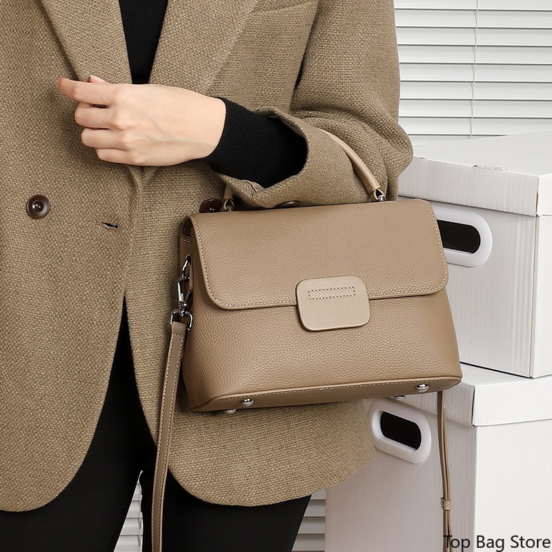 Echte leren schoudertas voor d - Quiet Luxury Bags Crossbody recensie en prijs