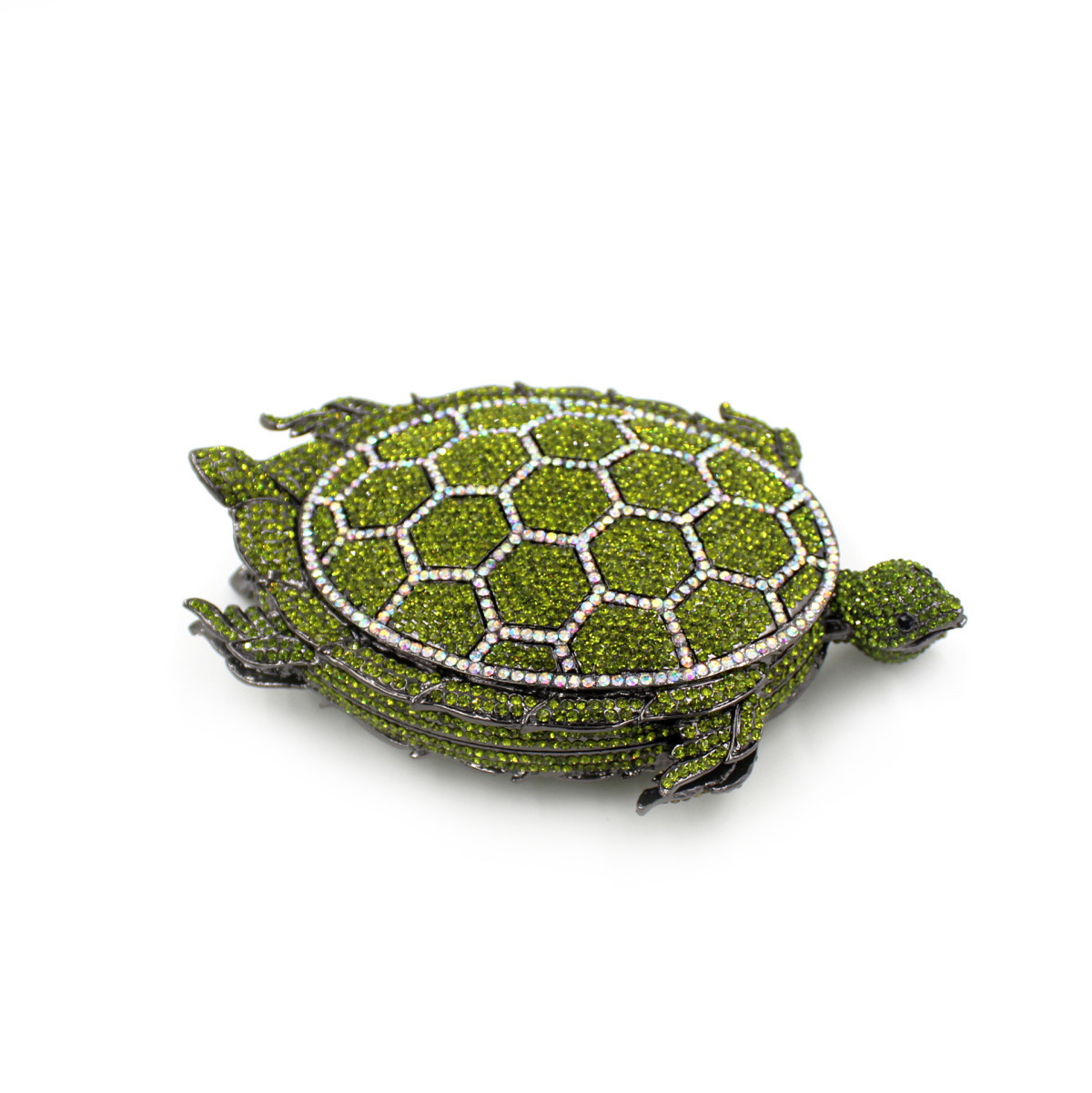 Schildpadvormige avondclutch m - Luxury Bags Green recensie en prijs