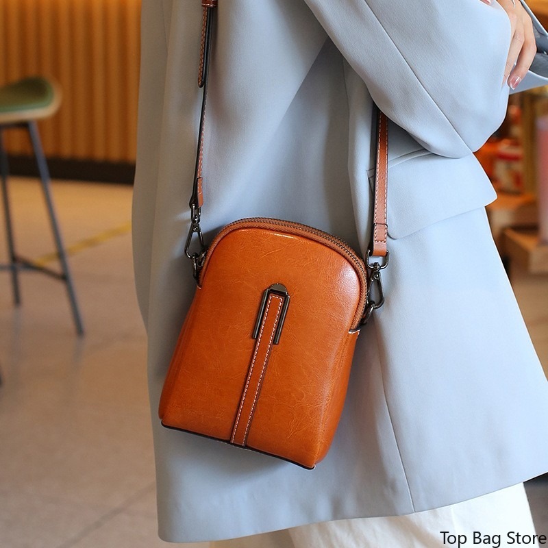 Echte leren schoudertas voor d - Quiet Luxury Bags Crossbody recensie en prijs