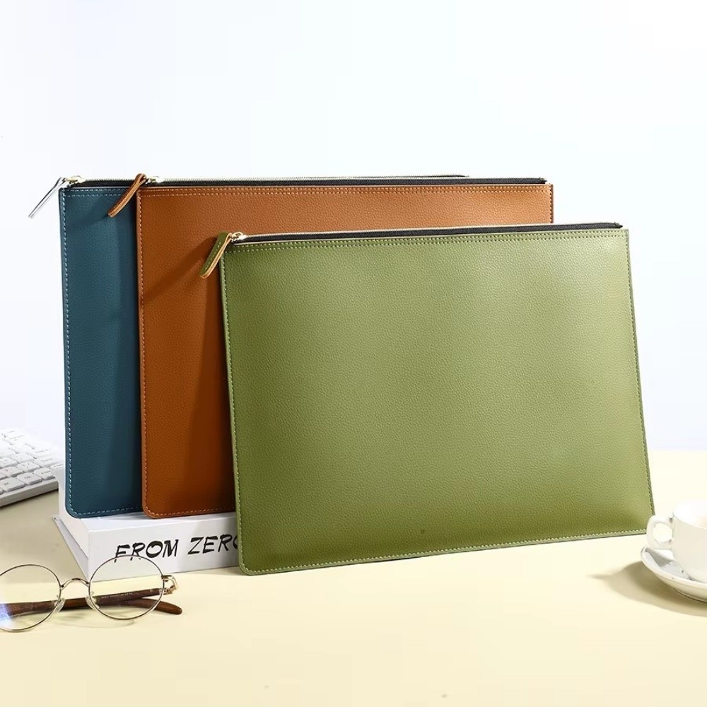 A4 Business Aktetas met Rits,  - Briefcase Leather Slim recensie en prijs