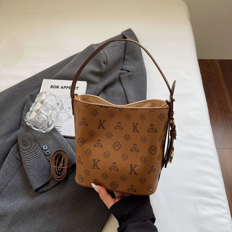 Nieuwe retro mode geprinte buc - Luxury Bags Sale recensie en prijs