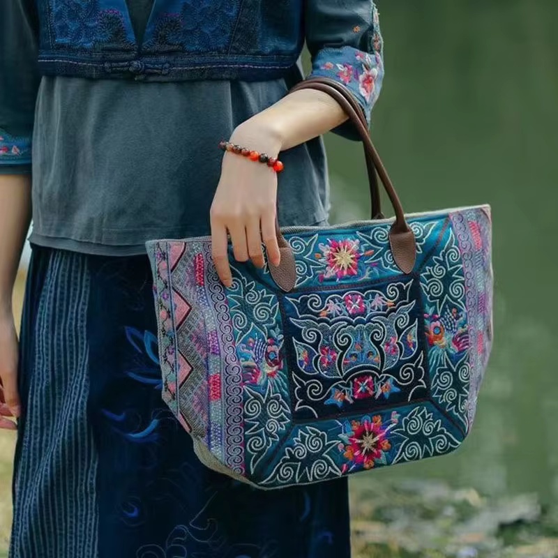 Originele geborduurde draagtas - Luxury Bags On Sales recensie en prijs