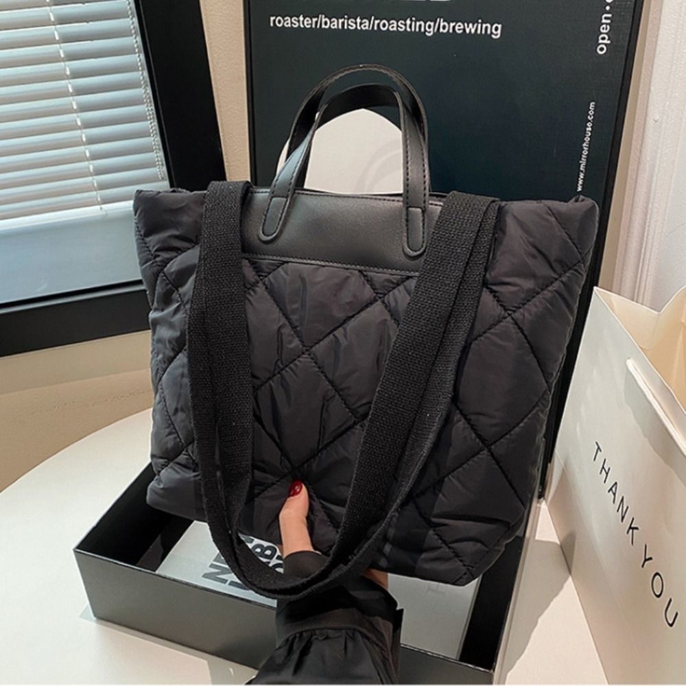 Luxe gewatteerde tote bag met  - Luxury Quilted Bags recensie en prijs