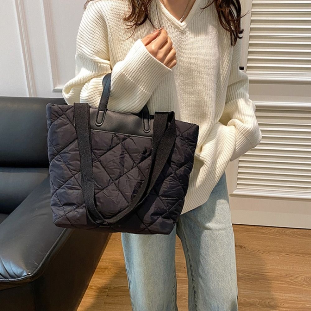 Luxe gewatteerde tote bag met  - Luxury Quilted Bags recensie en prijs