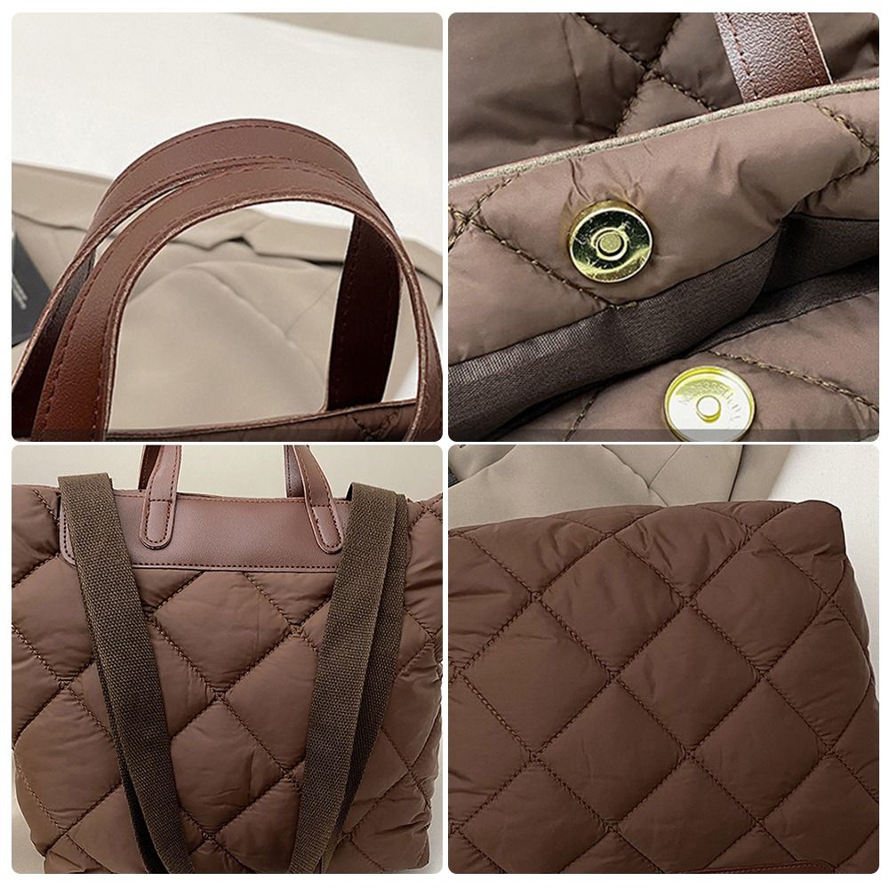 Luxe gewatteerde tote bag met  - Luxury Quilted Bags recensie en prijs